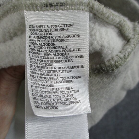 North Face Sweater Womens Medium Ivory Pull Over Hoodie Hike Outdoors Fleece - Picture 9 of 14